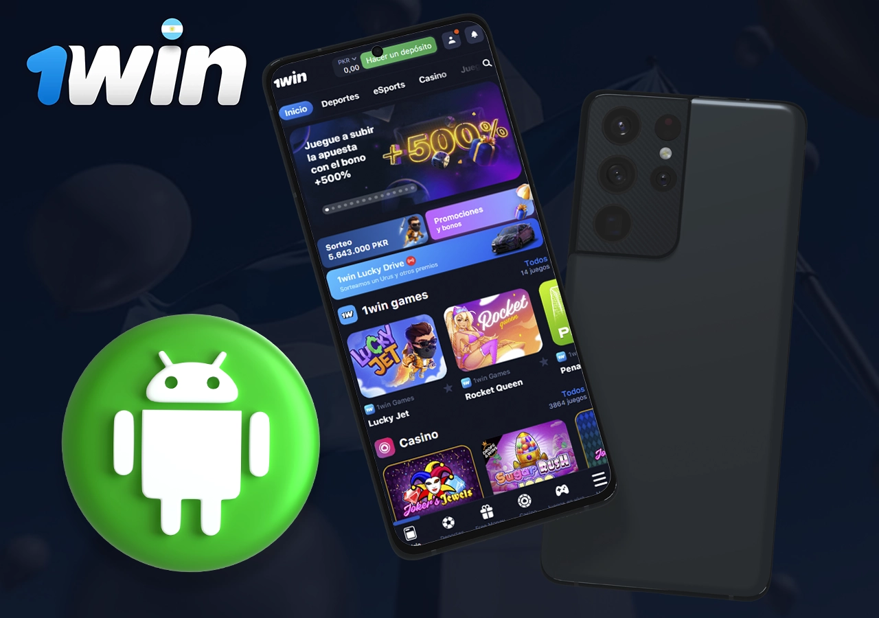 Cómo descargar la aplicación móvil 1Win en Android paso 1